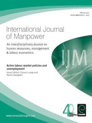 cover image of International Journal of Manpower, Volume 28, Issue 1